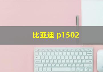 比亚迪 p1502